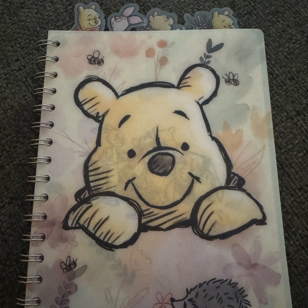 Winnie the Pooh CUTE Tabs Notebook